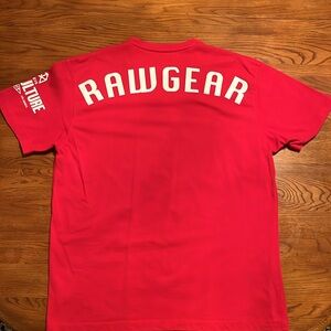 Red rawgear shirt